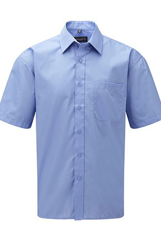 Russell Europe 935M - Short Sleeve Poplin Shirt