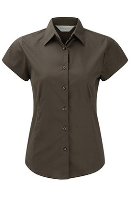 Russell Collection R-947F-0 - Körperbetonte Stretch-Bluse