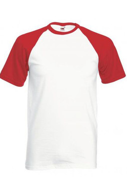 Fruit of the Loom 61-026-0 - Classic Cotton Raglan Baseball Tee