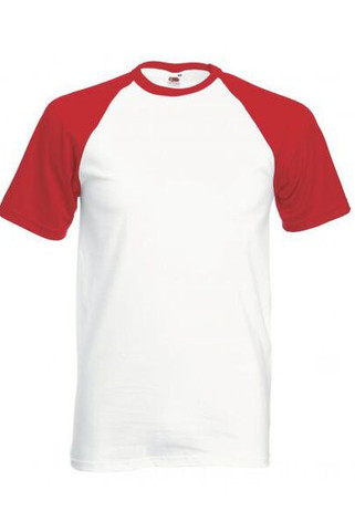 Fruit of the Loom 61-026-0 - Classic Cotton Raglan Baseball Tee
