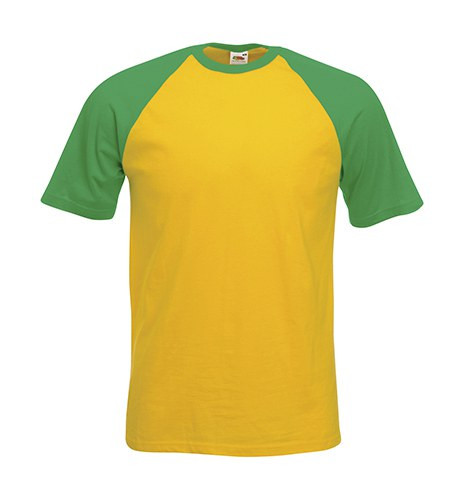 Fruit of the Loom 61-026-0 - Classic Cotton Raglan Baseball Tee