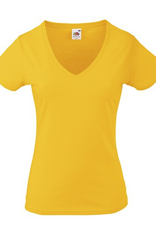 Fruit of the Loom 61-398-0 - Damen Valueweight V-Ausschnitt T-Shirt