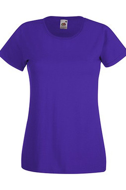 Fruit of the Loom 61-372-0 - Womens 100% Cotton Lady-Fit T-Shirt