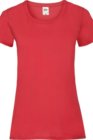Fruit of the Loom 61-372-0 - Womens 100% Cotton Lady-Fit T-Shirt