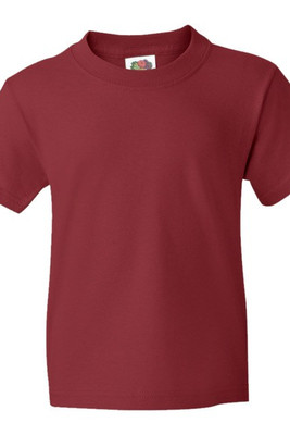 Fruit of the Loom 61-033-0 - Fruit of the Loom T-Shirt Bambino 100% Cotone