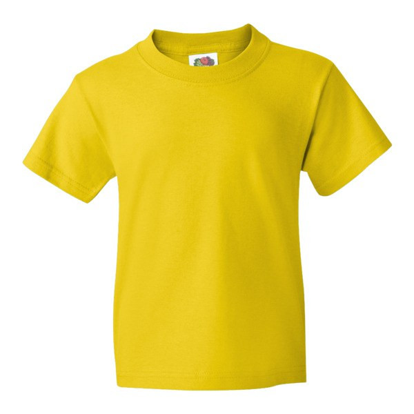 Fruit of the Loom 61-033-0 - Lasten Mukava Puuvilla T-Paita