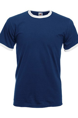 Fruit of the Loom 61-168-0 - Classic Cotton Contrast Ringer Tee