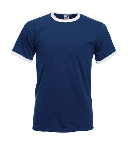 Fruit of the Loom 61-168-0 - Classic Cotton Contrast Ringer Tee