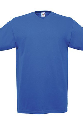 Fruit of the Loom 61-066-0 - Elegant och Bekväm V-ringad T-shirt i Bomull