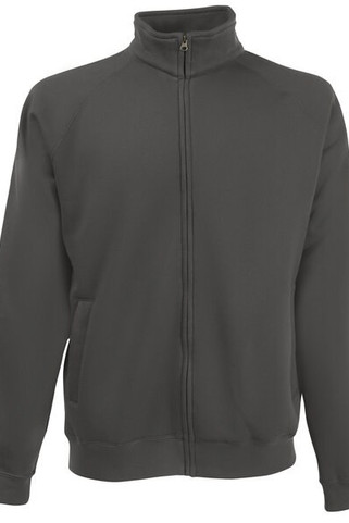 Fruit of the Loom - Comfortabele Sweatvest met Rits en Kraag