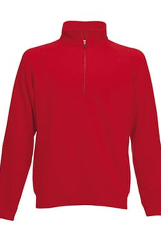 Fruit of the Loom 62-114-0 - Zip Neck Sweat