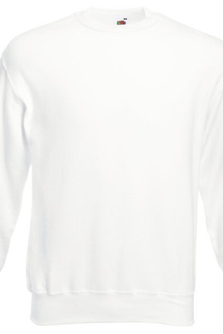 Fruit of the Loom 62-202-0 - Premium Cotton-Blend Ribbed Sweatshirt