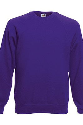 Fruit of the Loom 62-216-0 - Felpa Raglan da uomo