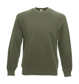 Fruit of the Loom 62-216-0 - Felpa Raglan da uomo