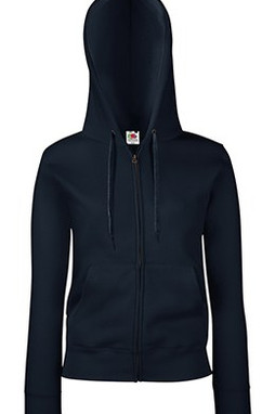 Fruit of the Loom 62-118-0 - Womens Premium Cotton-Blend Hooded Sweat Jacket