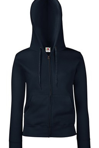 Fruit of the Loom 62-118-0 - Womens Premium Cotton-Blend Hooded Sweat Jacket