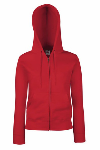 Fruit of the Loom 62-118-0 - Womens Premium Cotton-Blend Hooded Sweat Jacket