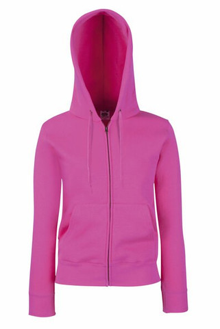 Fruit of the Loom 62-118-0 - Womens Premium Cotton-Blend Hooded Sweat Jacket