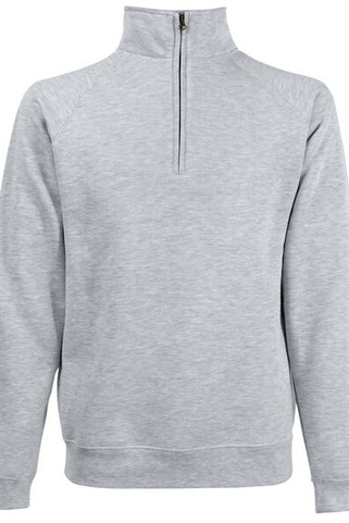 Fruit of the Loom 62-032-0 - Premium Cotton Blend Zip Neck Raglan Sweatshirt
