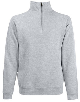 Fruit of the Loom 62-032-0 - Premium Cotton Blend Zip Neck Raglan Sweatshirt