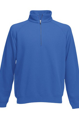 Fruit of the Loom 62-032-0 - Sweatshirt Homem Com Gola Alta e Meio Zíper
