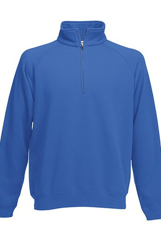 Fruit of the Loom 62-032-0 - Premium Cotton Blend Zip Neck Raglan Sweatshirt