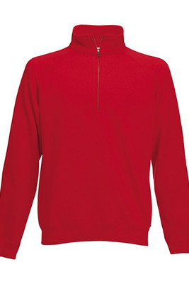 Fruit of the Loom 62-032-0 - Premium Cotton Blend Zip Neck Raglan Sweatshirt
