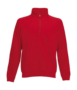 Fruit of the Loom 62-032-0 - Premium Cotton Blend Zip Neck Raglan Sweatshirt