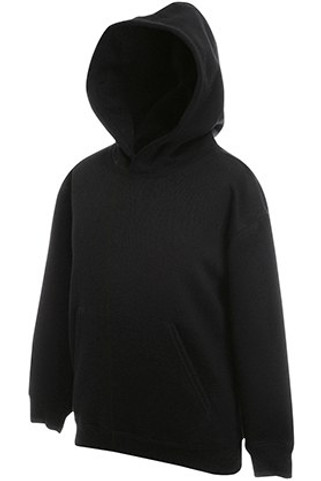 Fruit of the Loom 62-037-0 - Premium Kids Hooded Sweatshirt with Ribbed Cuffs