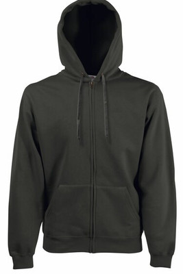 Fruit of the Loom 62-034-0 - Premium Cotton Blend Hooded Zip Sweatshirt