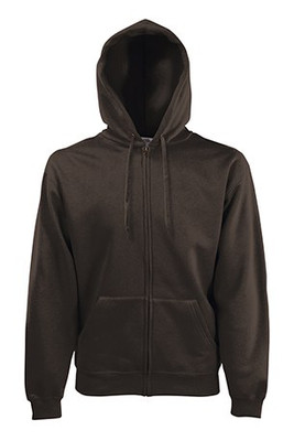 Fruit of the Loom 62-034-0 - Φούτερ με Κουκούλα και Φερμουάρ από Μείγμα Βαμβακιού Premium