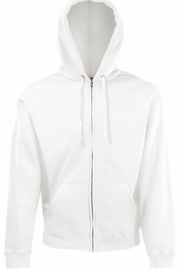 Fruit of the Loom 62-062-0 - Premium Cotton Blend Hooded Zip Sweatshirt