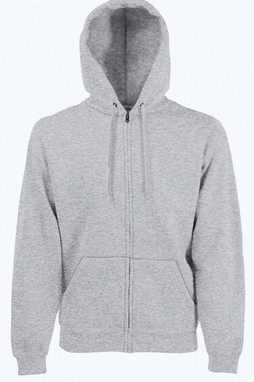 Fruit of the Loom 62-062-0 - Premium Cotton Blend Hooded Zip Sweatshirt