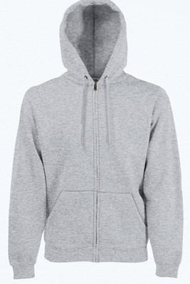 Fruit of the Loom 62-062-0 - Premium Cotton Blend Hooded Zip Sweatshirt
