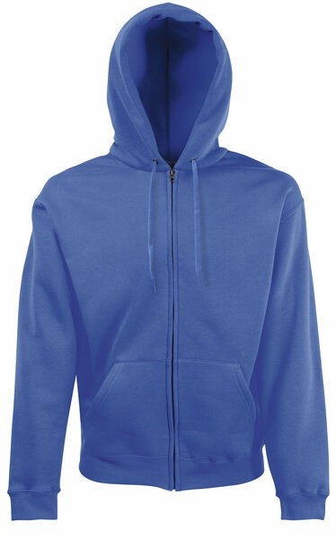 Fruit of the Loom 62-062-0 - Premium Cotton Blend Hooded Zip Sweatshirt