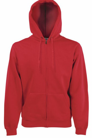 Fruit of the Loom 62-062-0 - Premium Cotton Blend Hooded Zip Sweatshirt