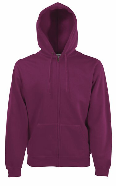 Fruit of the Loom 62-062-0 - Comfortabele Gevoerde Hoodie met Rits