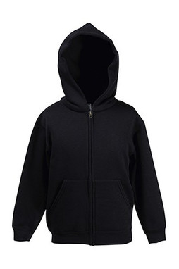 Fruit of the Loom 62-045-0 - Comfortable Kids Hooded Sweat Jacket with Pockets