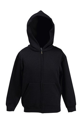 Fruit of the Loom 62-045-0 - Comfortable Kids Hooded Sweat Jacket with Pockets