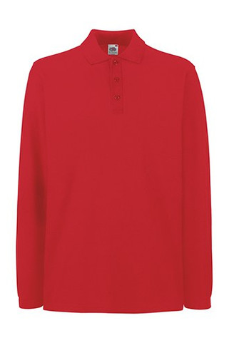 Fruit of the Loom 63-310-0 - Ultra Soft Cotton Long Sleeve Polo Shirt