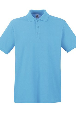 Fruit of the Loom 63-218-0 - Hochwertiges Baumwoll-Polo mit Knopfleiste