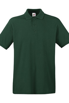 Fruit of the Loom 63-218-0 - Luxe Katoenen Polo met Drie Knopen