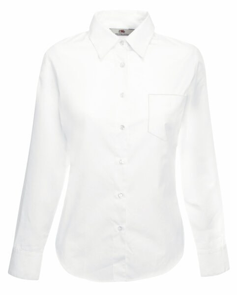 Fruit of the Loom 65-012-0 - Classic Fit Long Sleeve Poplin Blouse