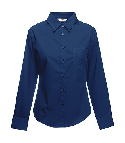 Fruit of the Loom 65-012-0 - Classic Fit Long Sleeve Poplin Blouse