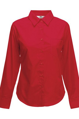 Fruit of the Loom 65-012-0 - Long Sleeve Poplin Blouse