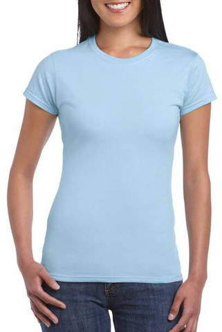 Gildan 64000L - Womens Premium RingSpun Cotton Short Sleeve Tee