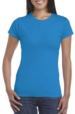 Gildan 64000L - Womens Premium RingSpun Cotton Short Sleeve Tee