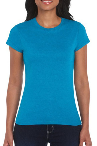 Gildan 64000L - Womens Premium RingSpun Cotton Short Sleeve Tee