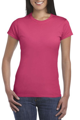 Gildan 64000L - Womens Premium RingSpun Cotton Short Sleeve Tee