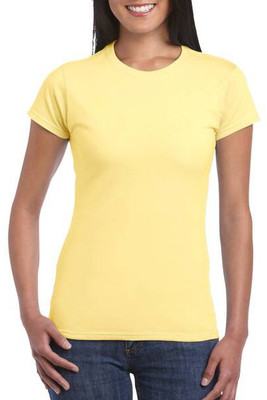 Gildan 64000L - RingSpun kortärmad T-shirt för kvinnor